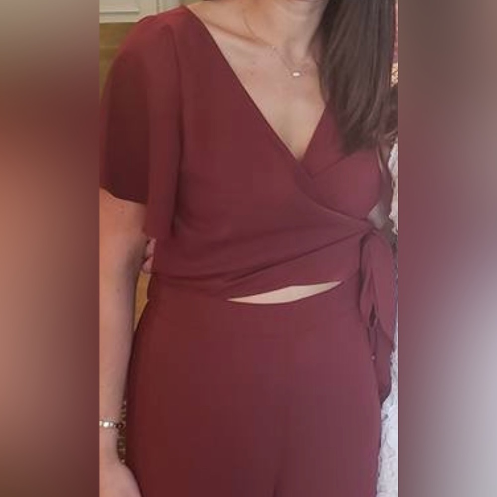Leith Jumpsuit Red